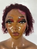 Sophie Human Hair Curly Frontal Wig