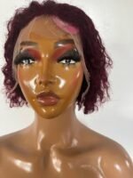 Sophie Human Hair Curly Frontal Wig - Image 2