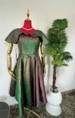 Green Flared Dress