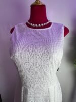 Lacey cream color dress